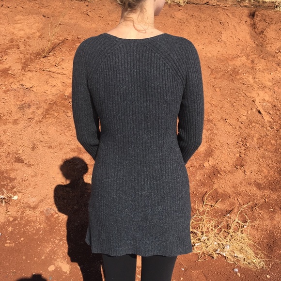 Rag and Bone Wool Knit Woven Short Sweater Dress - Picture 5 of 12